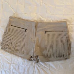 BCBG Maxazria “Weston” shorts in limestone